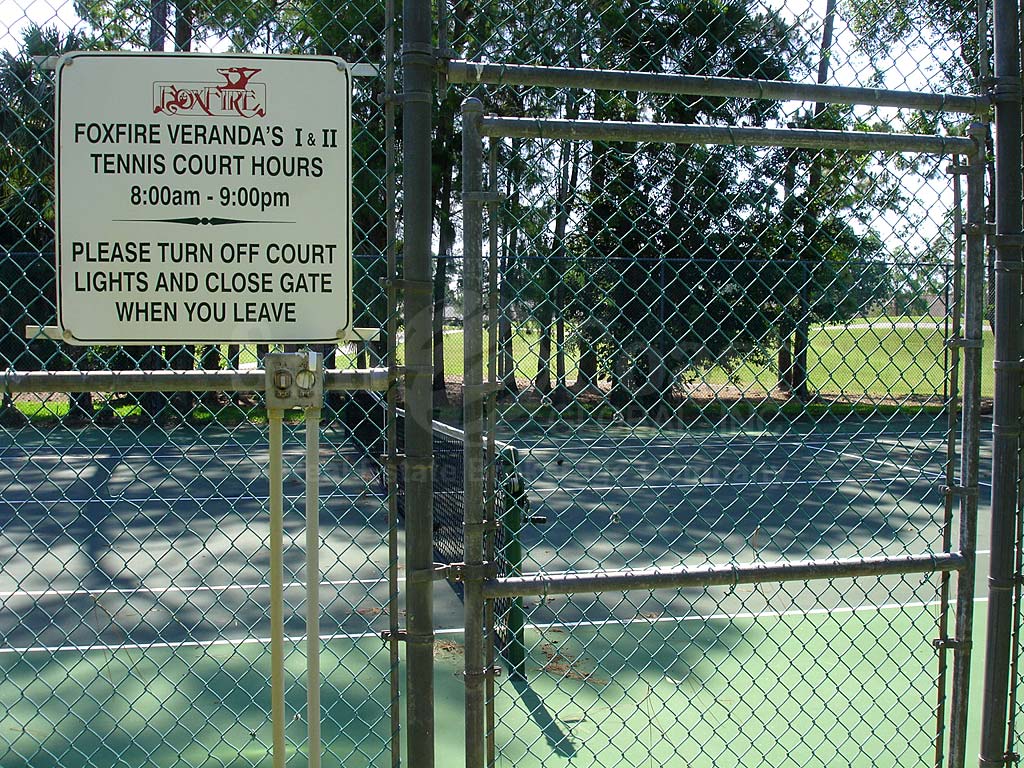 Foxfire Verandas Tennis Courts